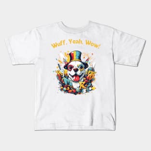 Woofy Adventure - Funny Dog Design Kids T-Shirt